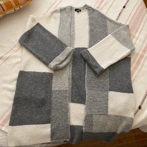 Topshop Oversized Long Cardigan